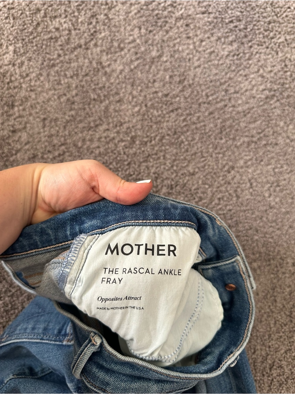 MOTHER Rascal Ankle Fray Jeans - Picture 7 of 10